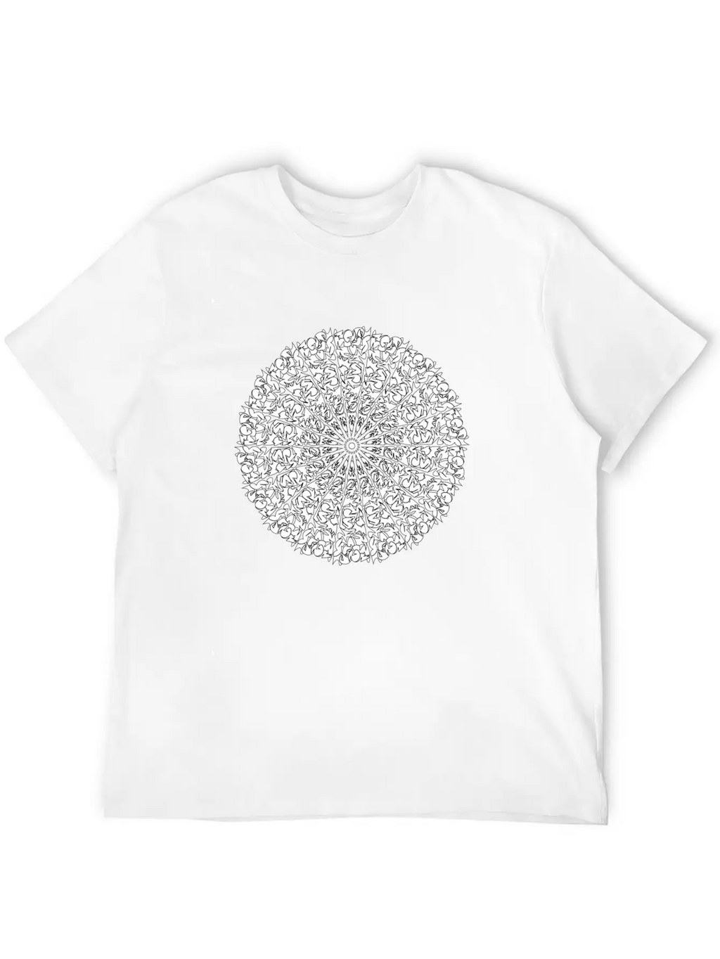 Mandala 2 Breathable Soft Cotton T-Shirt – Timeless Casual Look
