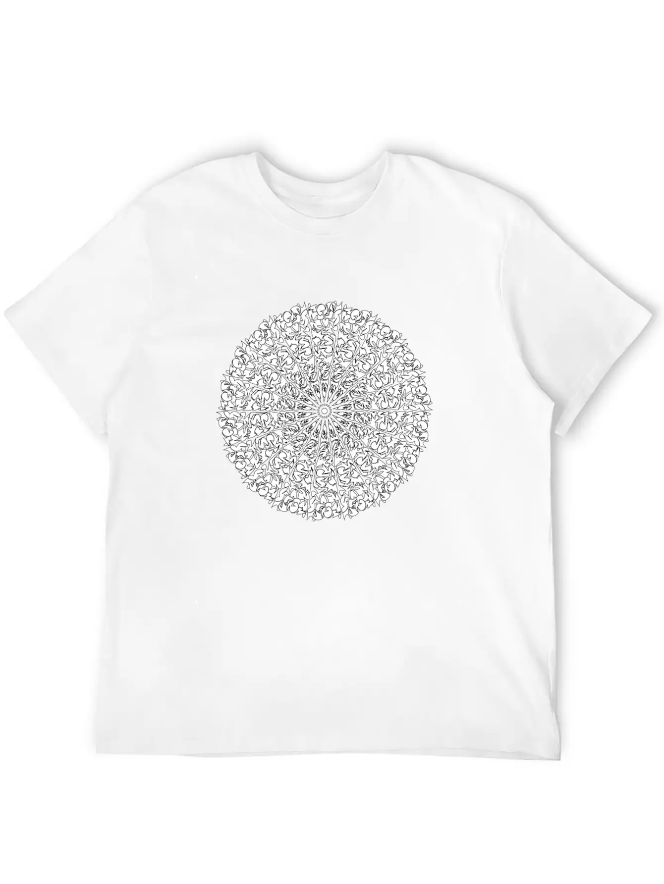 Mandala 2 Breathable Soft Cotton T-Shirt – Timeless Casual Look