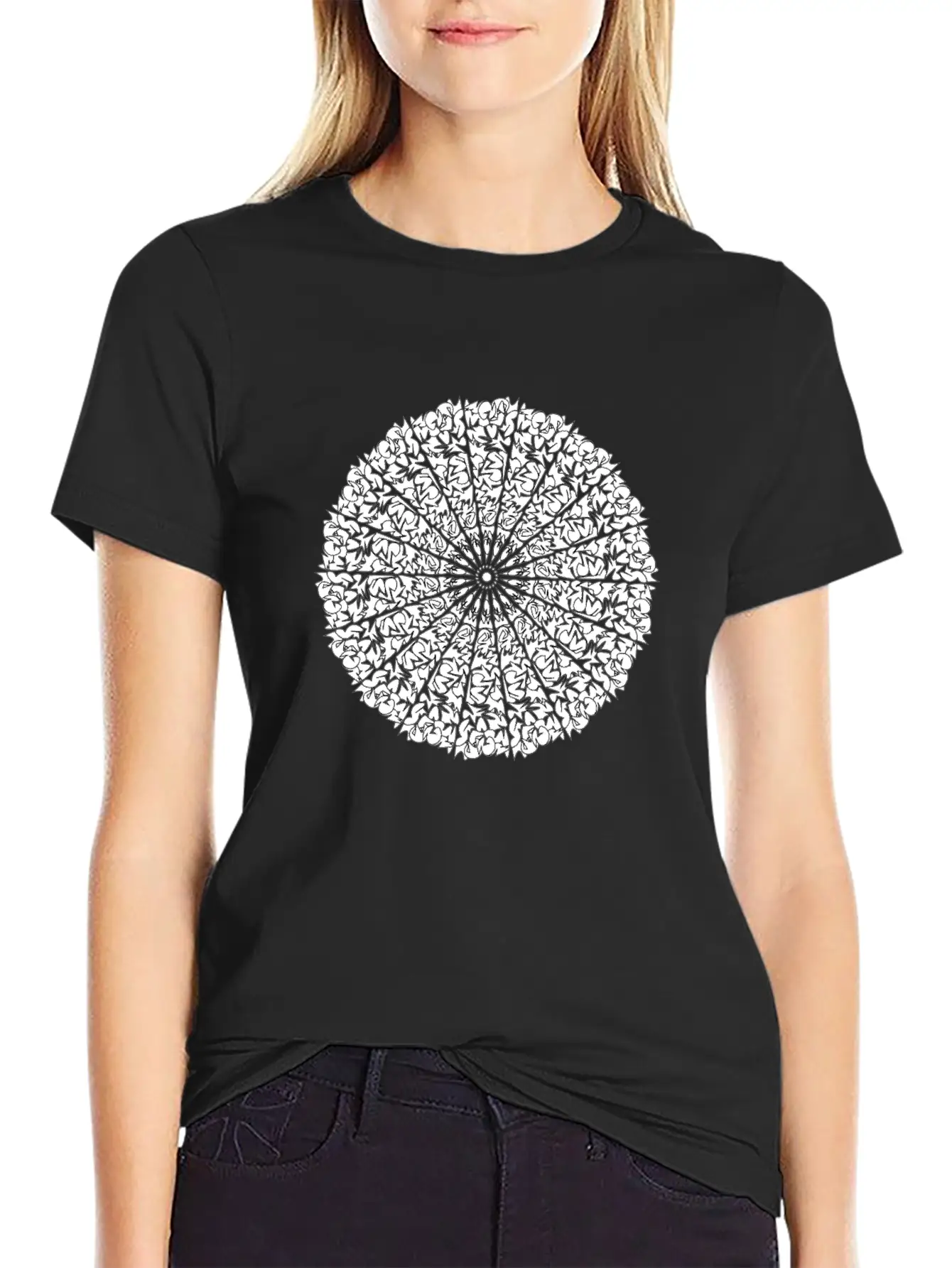 Mandala 2 Breathable Soft Cotton T-Shirt – Timeless Casual Look