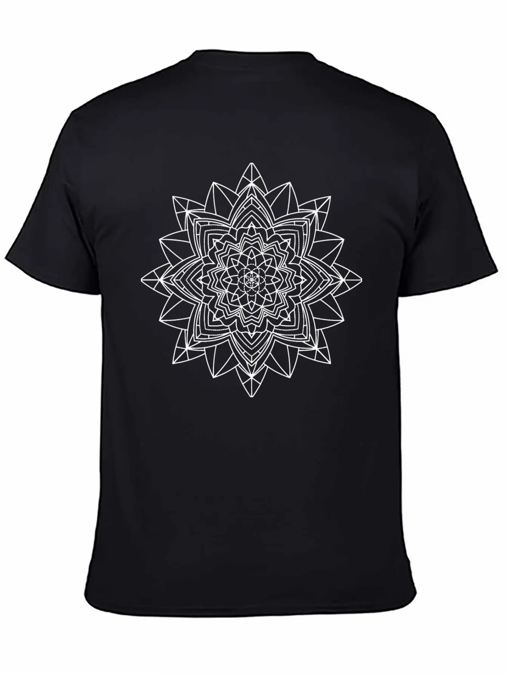 Mandala Mantra Illustration Tattoo Unisex Casual T-Shirt – Clean Design For Daily Comfort