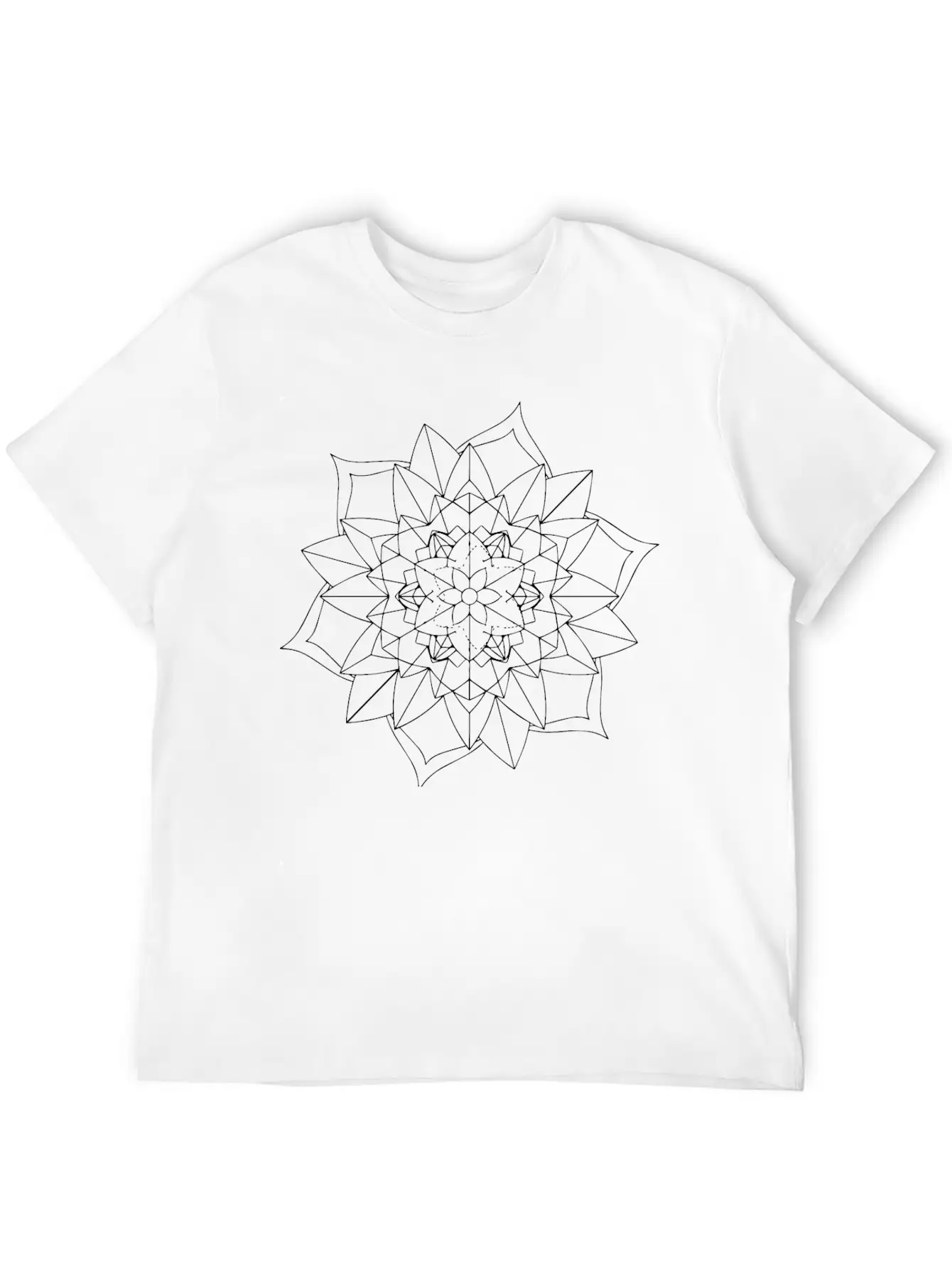 Mandala Oldschool MANDALA Ink Tattoo Newschool Mod Unisex Casual T-Shirt – Clean Design For Daily Comfort