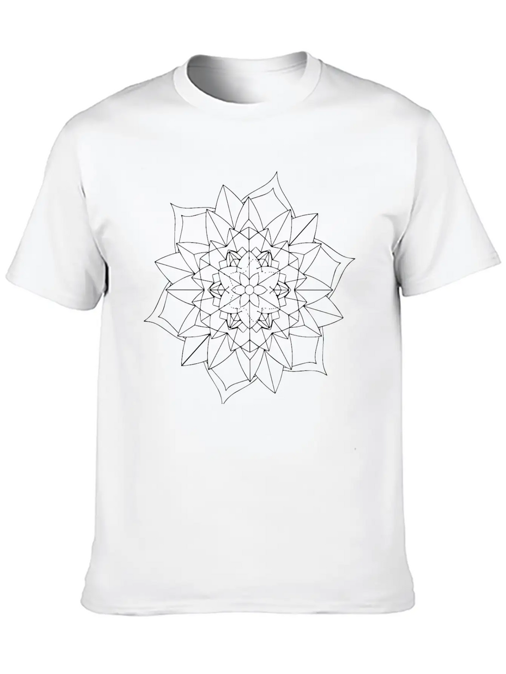 Mandala Oldschool MANDALA Ink Tattoo Newschool Mod Unisex Casual T-Shirt – Clean Design For Daily Comfort