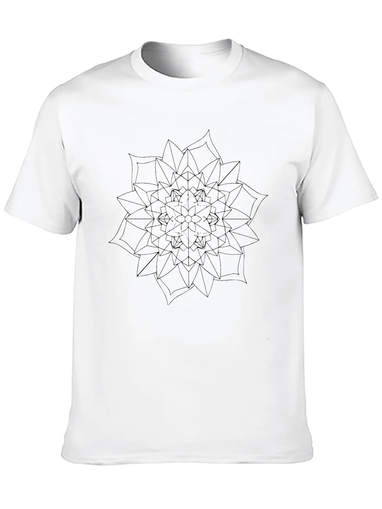 Mandala Oldschool MANDALA Ink Tattoo Newschool Mod Unisex Casual T-Shirt – Clean Design For Daily Comfort