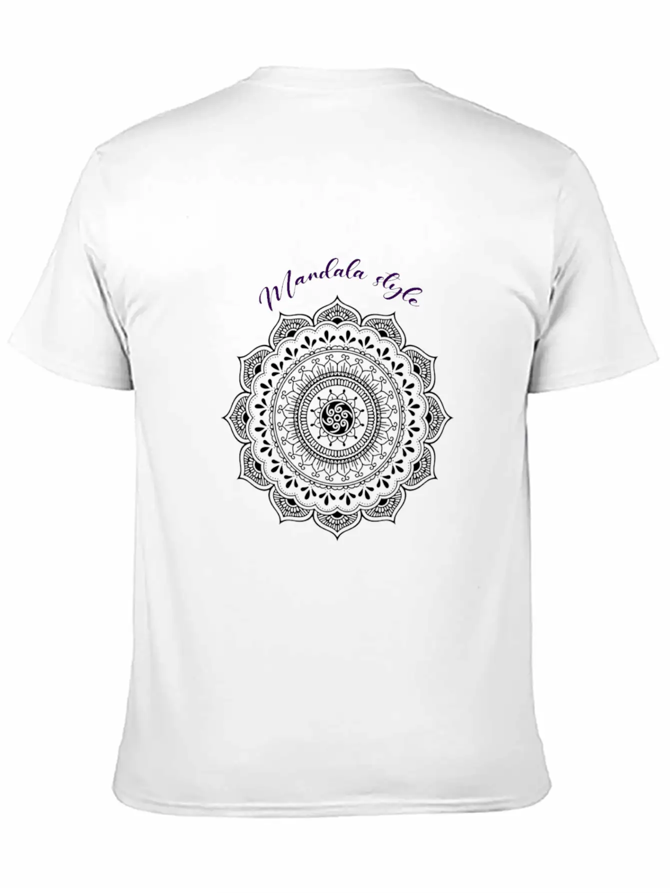 MANDALA STYLE Unisex Casual T-Shirt – Clean Design For Daily Comfort