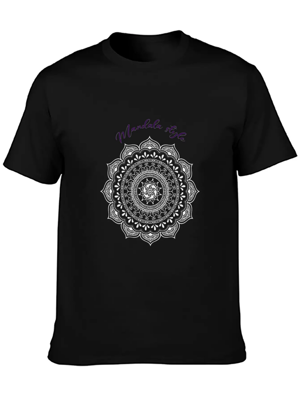 MANDALA STYLE Unisex Casual T-Shirt – Clean Design For Daily Comfort