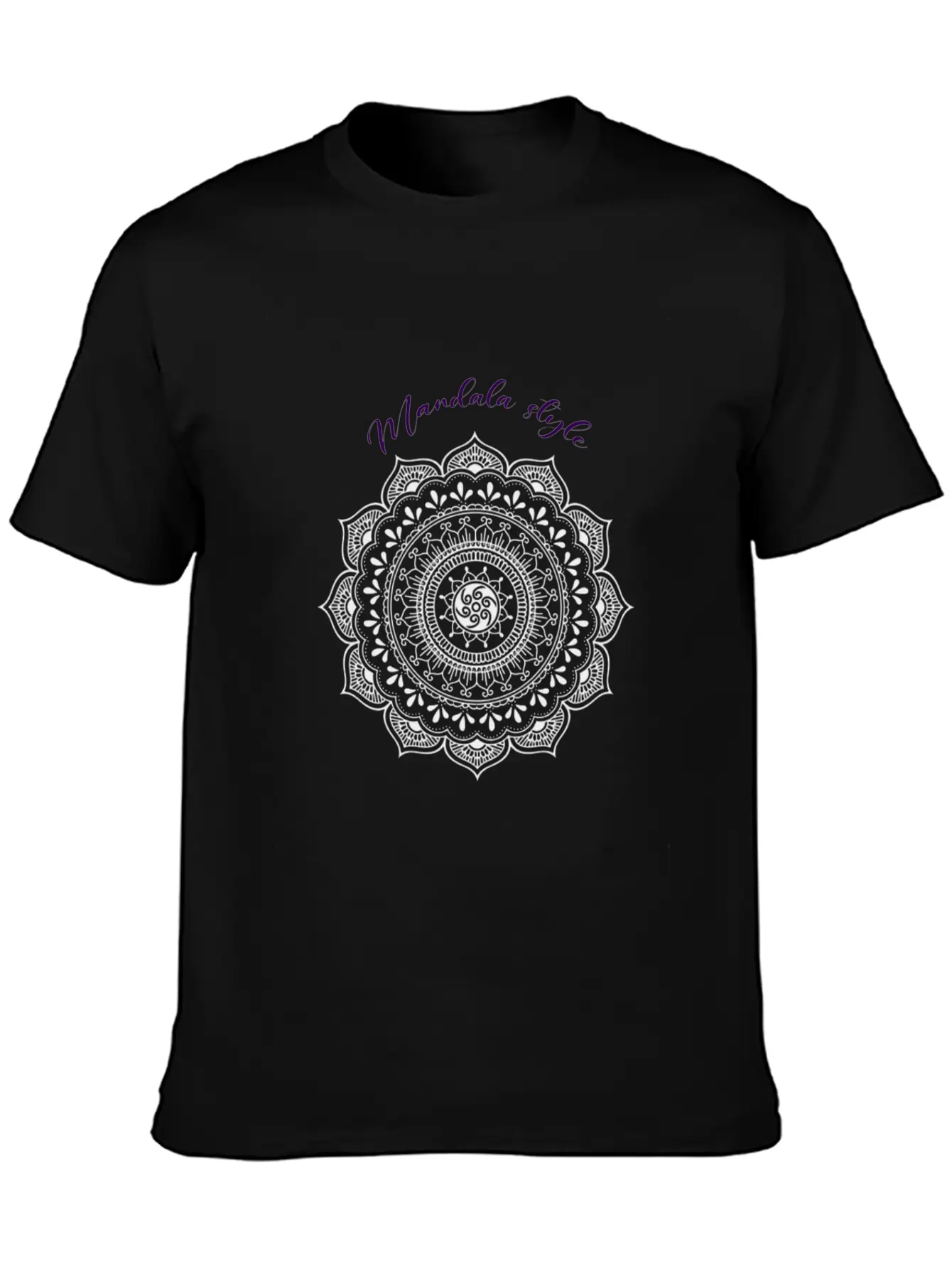 MANDALA STYLE Unisex Casual T-Shirt – Clean Design For Daily Comfort