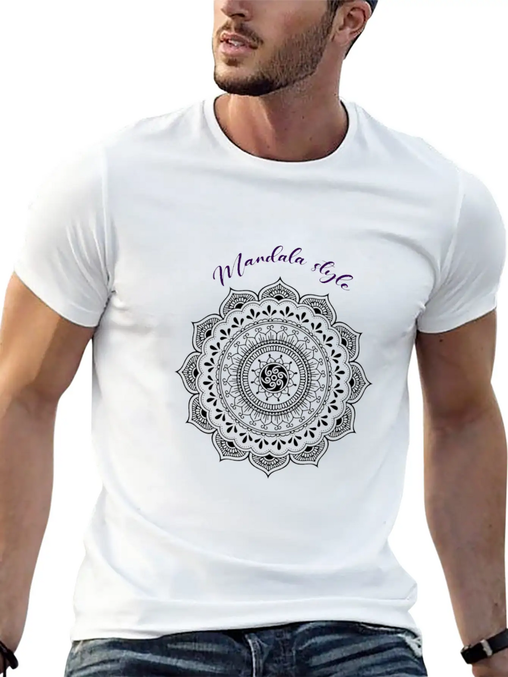 MANDALA STYLE Unisex Casual T-Shirt – Clean Design For Daily Comfort