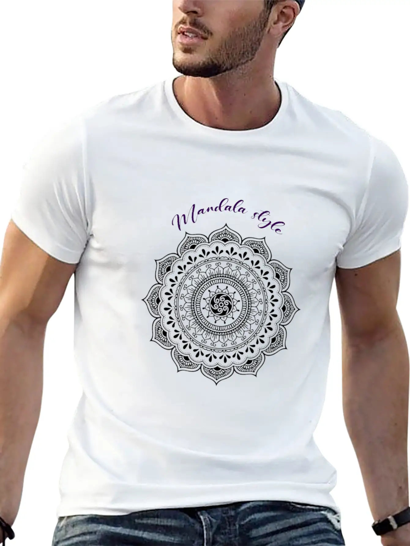 MANDALA STYLE Unisex Casual T-Shirt – Clean Design For Daily Comfort