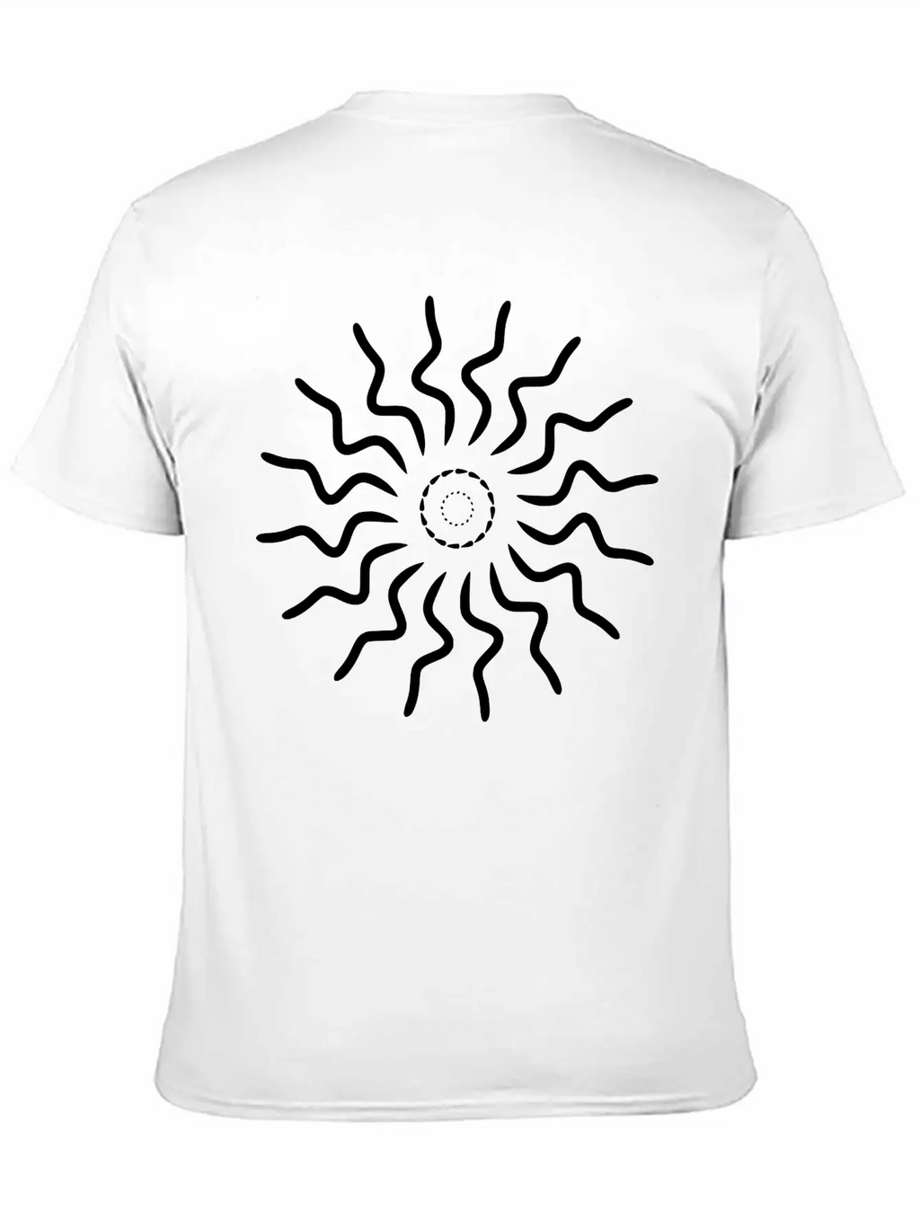 Mandala Sun Breathable Soft Cotton T-Shirt – Timeless Casual Look