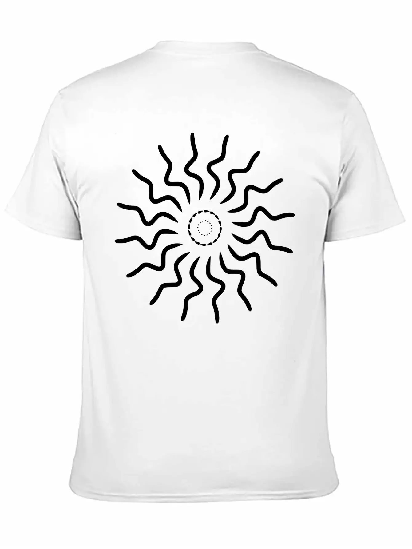 Mandala Sun Breathable Soft Cotton T-Shirt – Timeless Casual Look