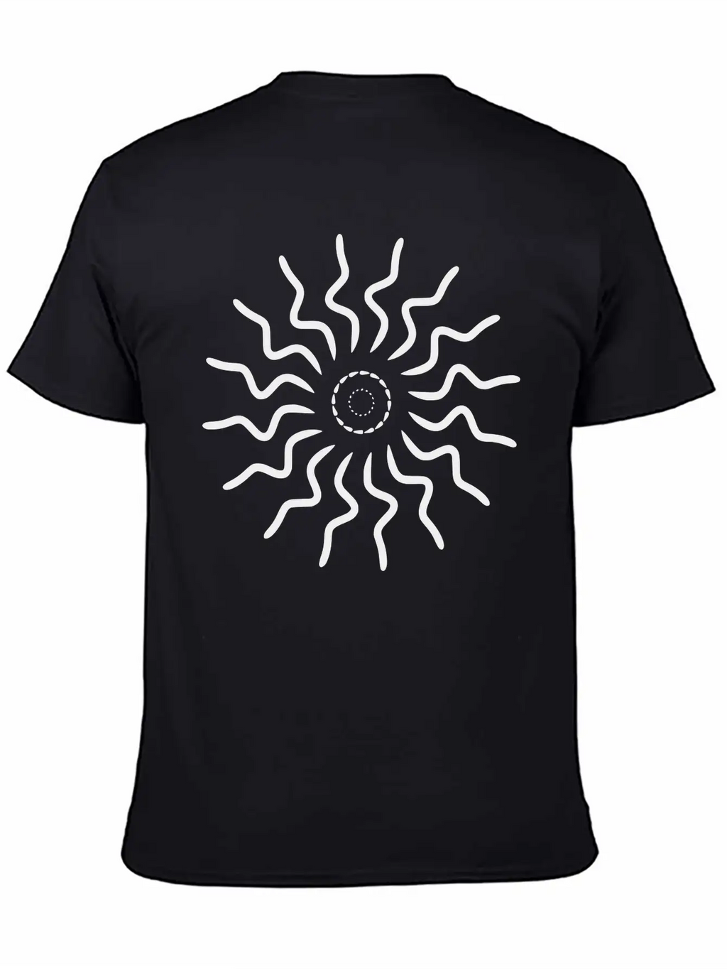 Mandala Sun Breathable Soft Cotton T-Shirt – Timeless Casual Look