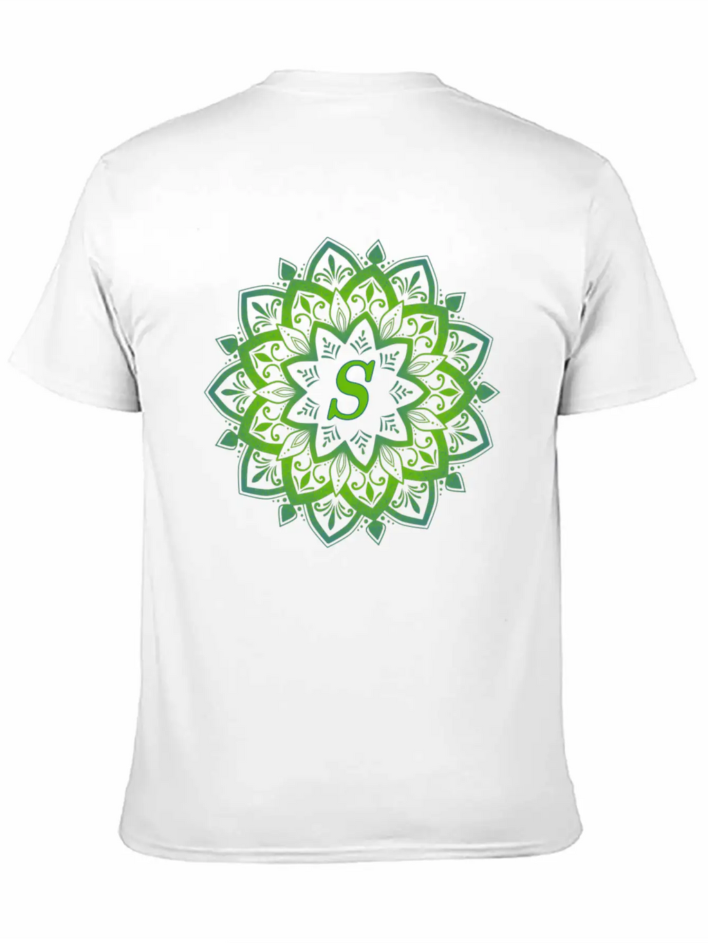 Mandala With Letter S Unisex Casual T-Shirt – Clean Design For Daily Comfort