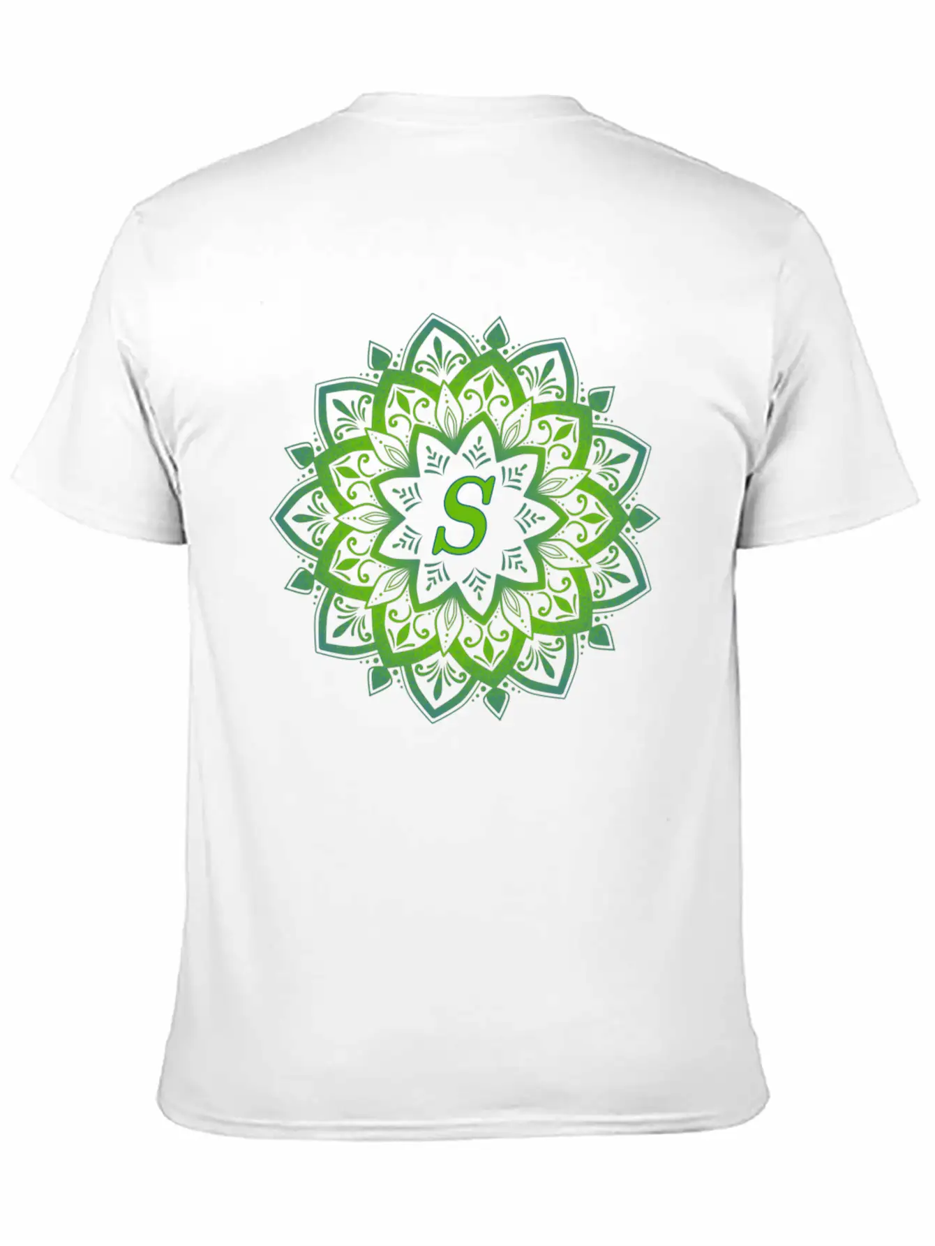 Mandala With Letter S Unisex Casual T-Shirt – Clean Design For Daily Comfort