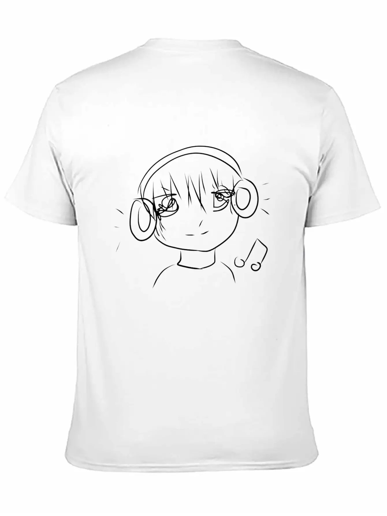 Manga Boy Music Essential Cotton Tee For Daily Outfits – Unisex Style