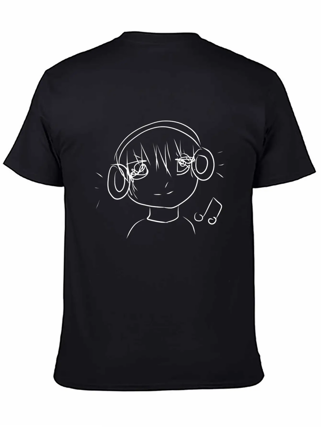 Manga Boy Music Essential Cotton Tee For Daily Outfits – Unisex Style