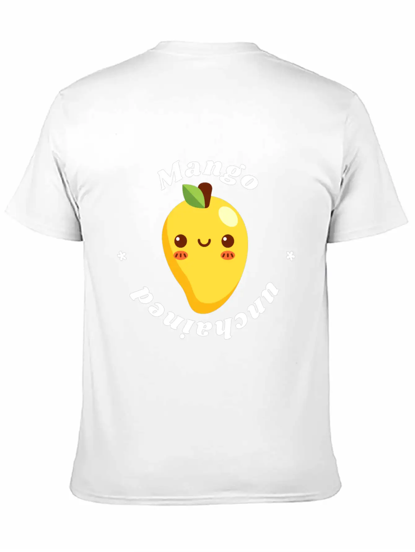 Mango Unchained - Vegan Vegetarian Fruit Design Unisex Casual T-Shirt – Clean Design For Daily Comfort