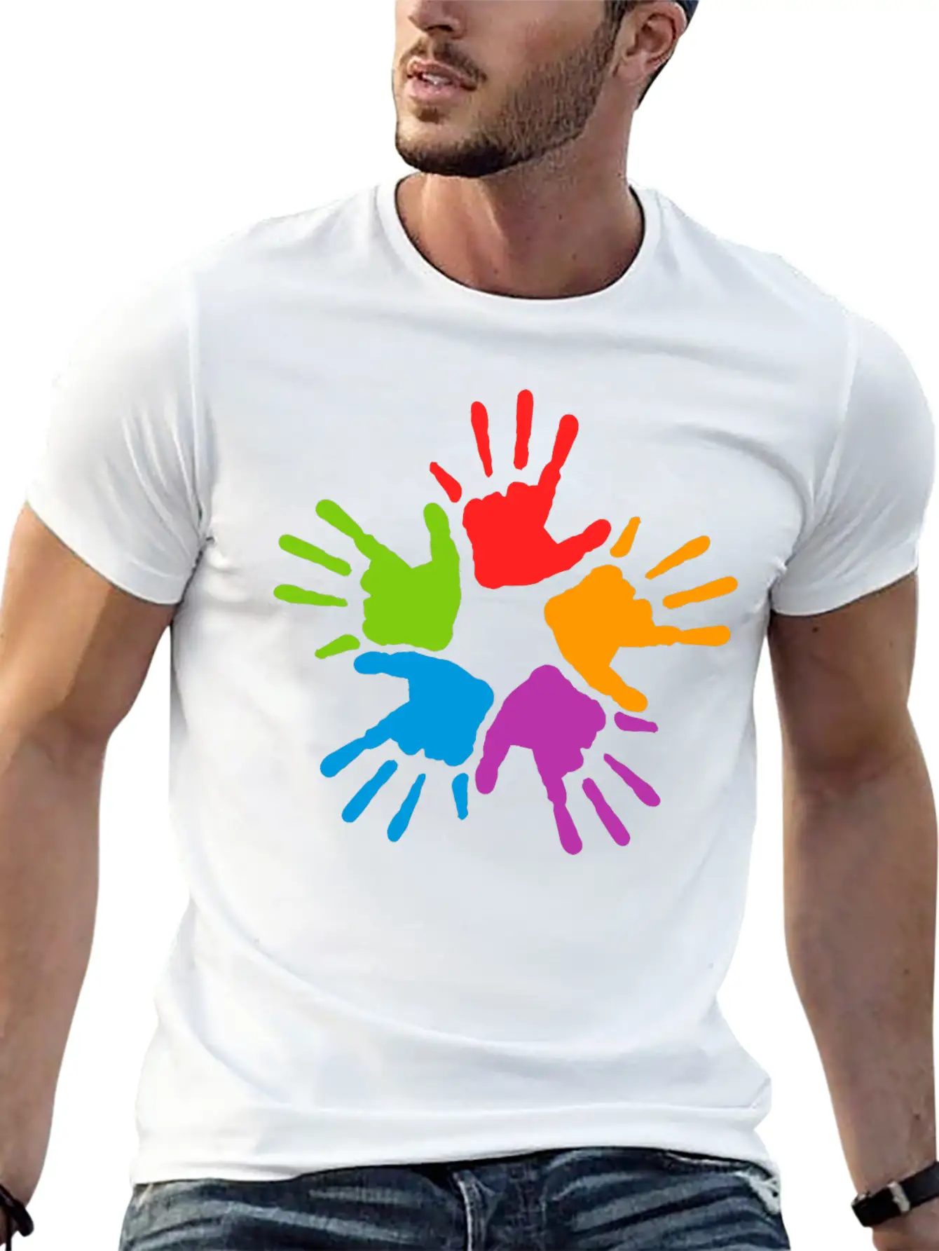 Mans Essential Cotton Tee For Daily Outfits – Unisex Style