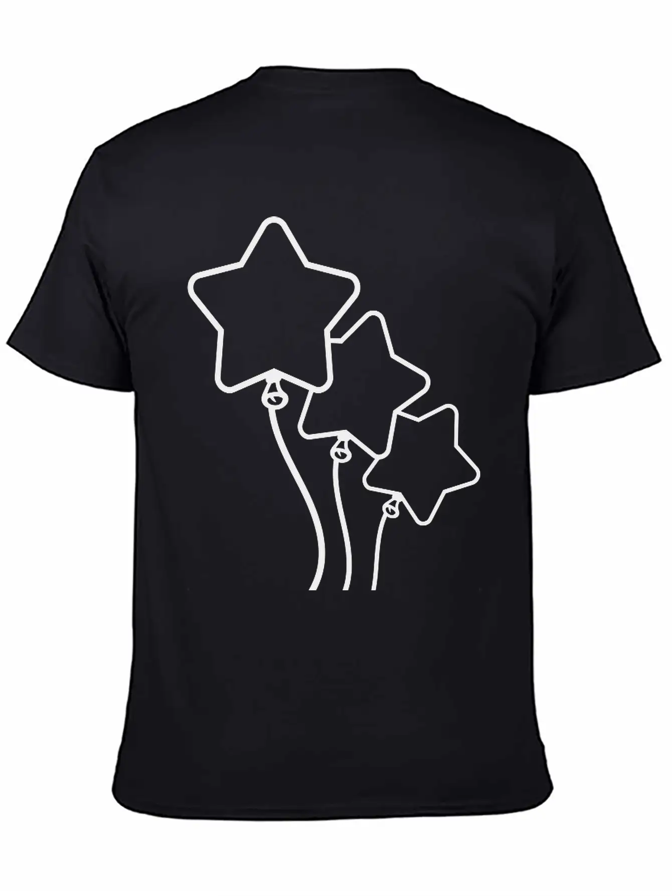 Many Balloons Design Unisex Short Sleeve Soft Cotton T-Shirt – Casual Everyday Wear