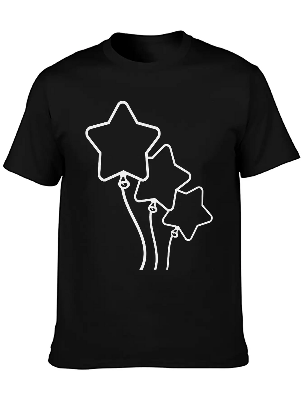 Many Balloons Design Unisex Short Sleeve Soft Cotton T-Shirt – Casual Everyday Wear