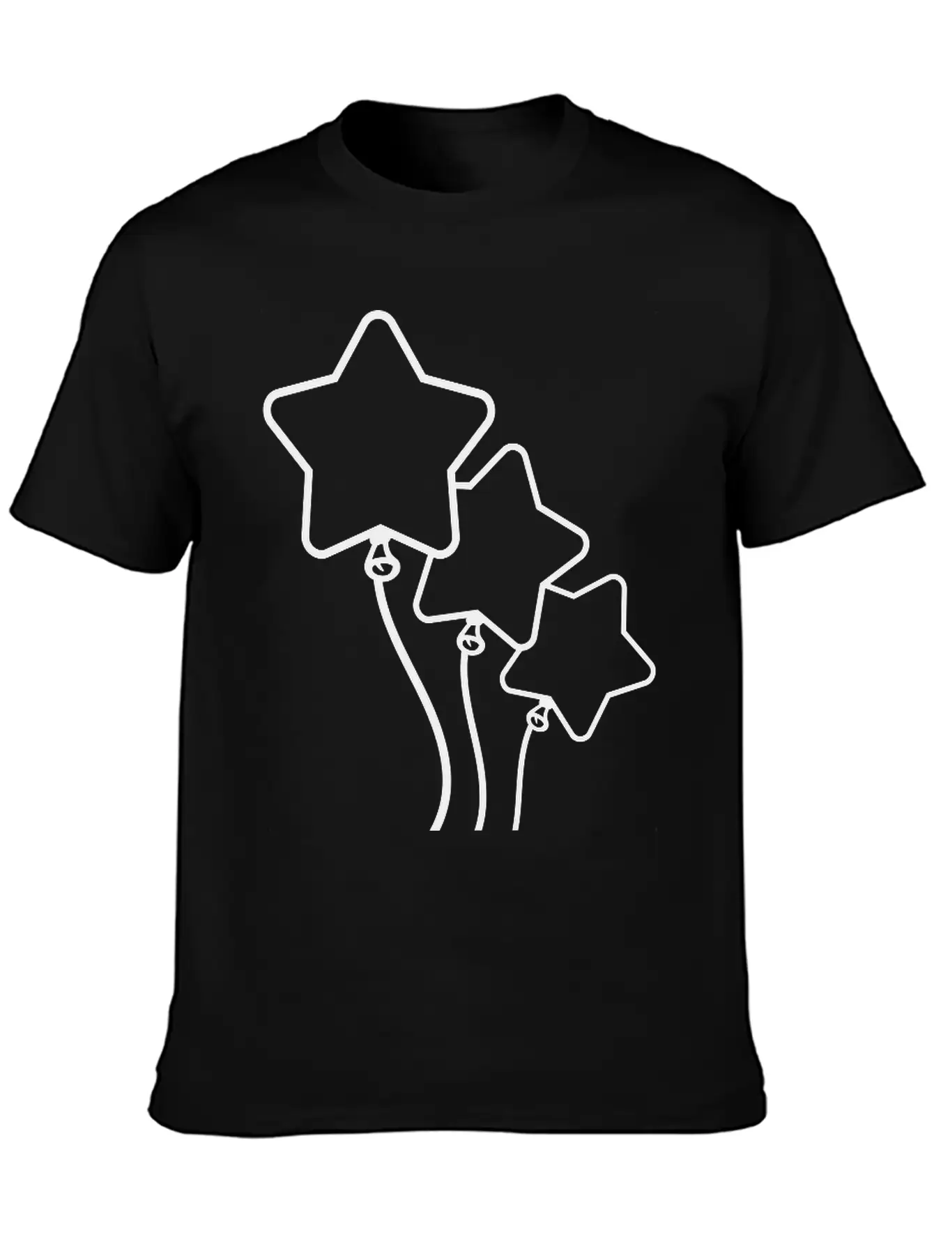 Many Balloons Design Unisex Short Sleeve Soft Cotton T-Shirt – Casual Everyday Wear
