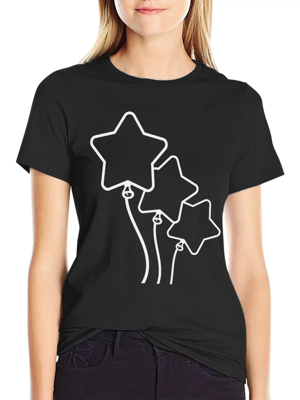 Many Balloons Design Unisex Short Sleeve Soft Cotton T-Shirt – Casual Everyday Wear