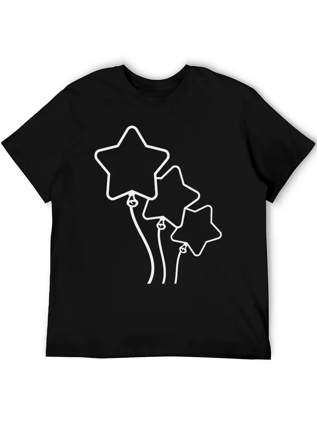 Many Balloons Design Unisex Short Sleeve Soft Cotton T-Shirt – Casual Everyday Wear