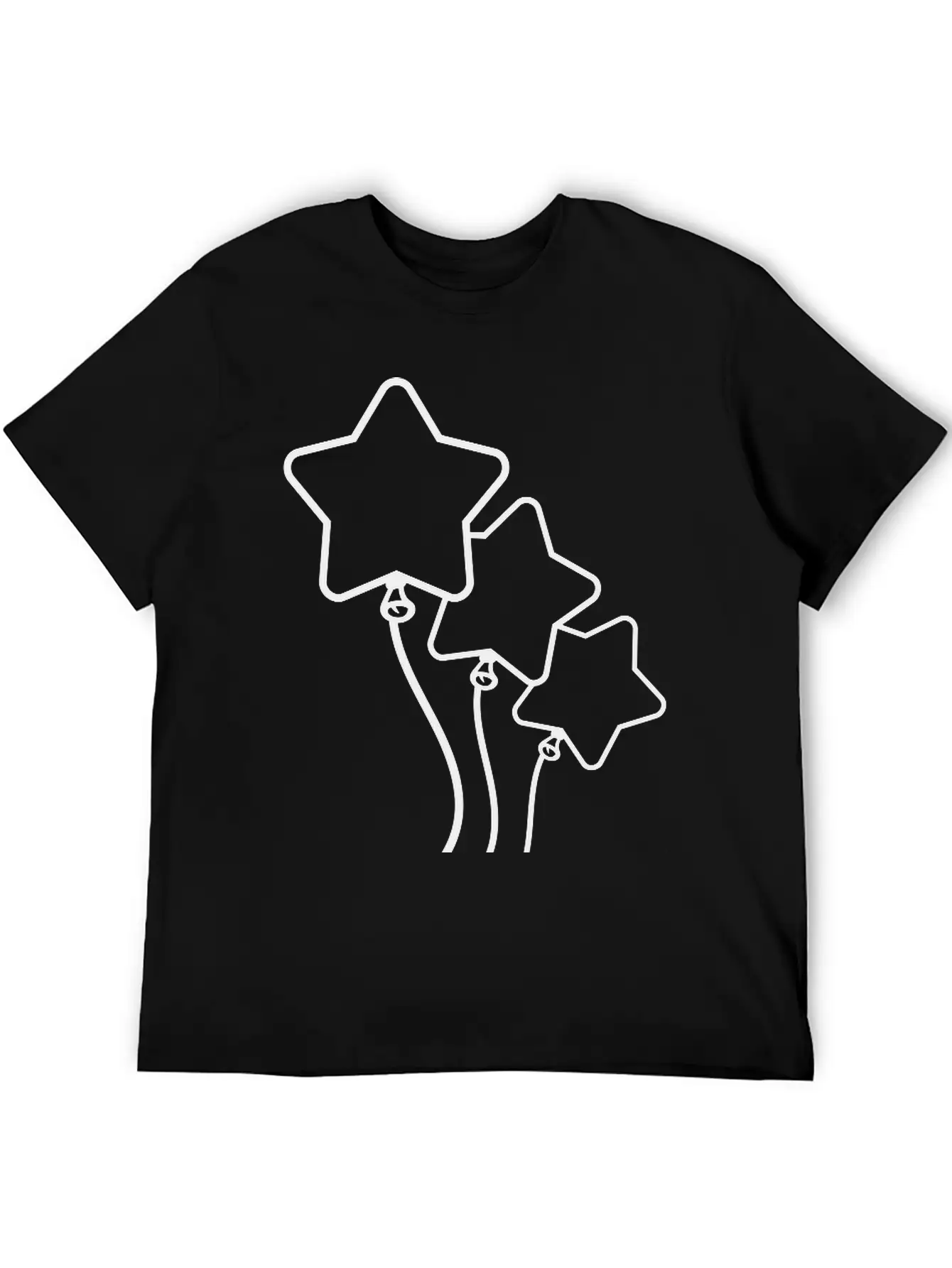Many Balloons Design Unisex Short Sleeve Soft Cotton T-Shirt – Casual Everyday Wear