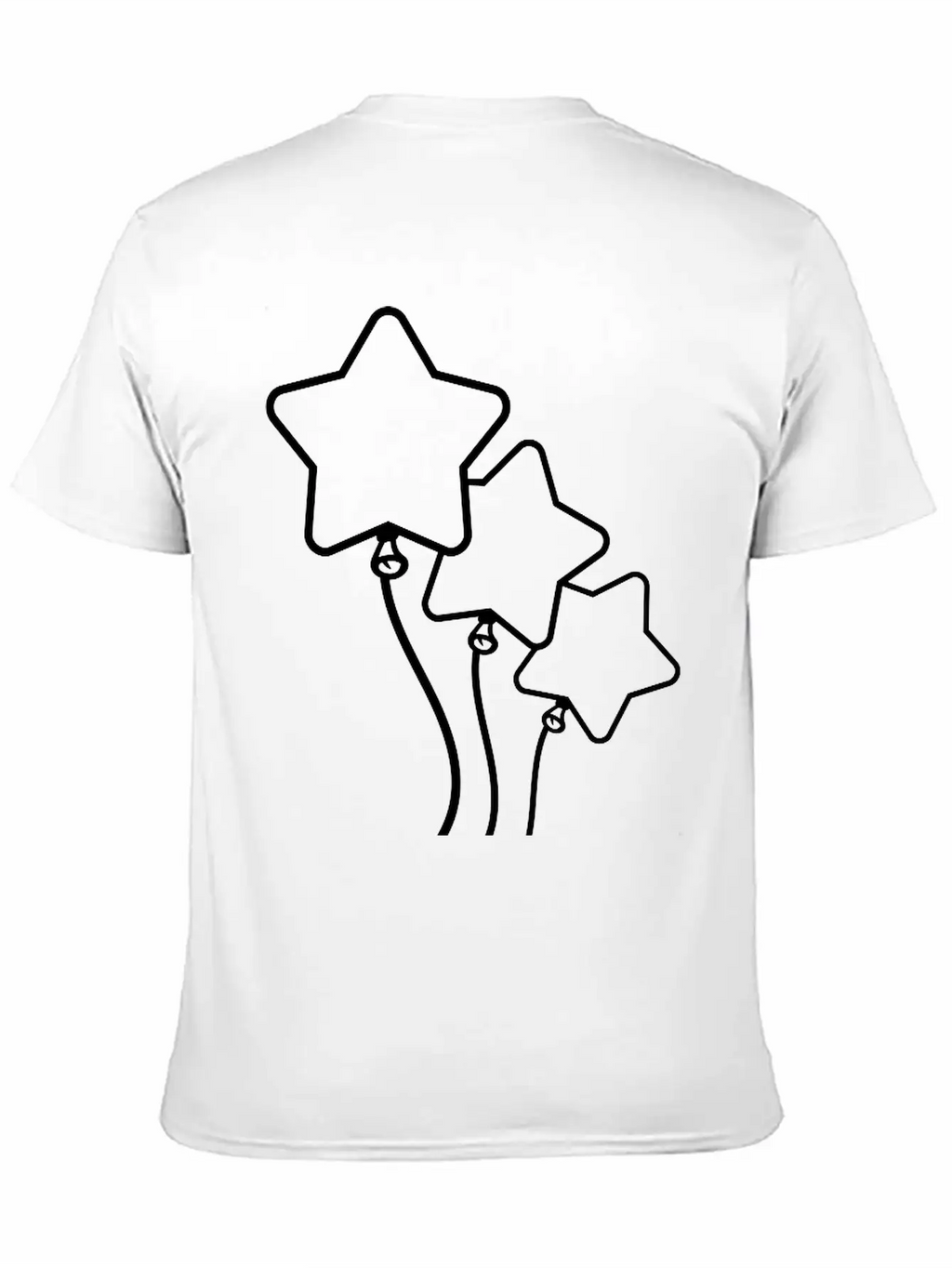 Many Balloons Design Unisex Short Sleeve Soft Cotton T-Shirt – Casual Everyday Wear