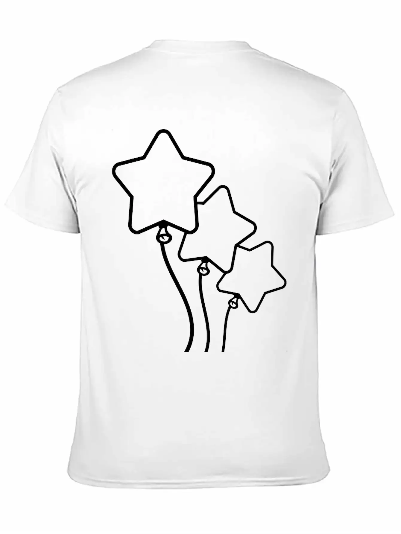 Many Balloons Design Unisex Short Sleeve Soft Cotton T-Shirt – Casual Everyday Wear