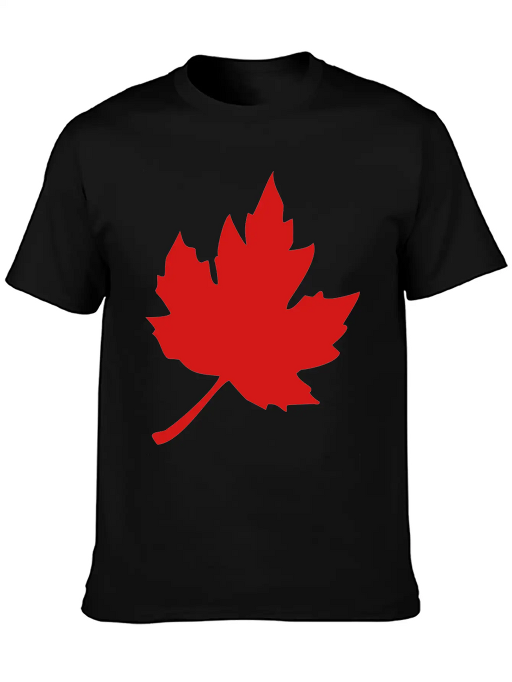 Maple Leaf Essential Cotton Tee For Daily Outfits – Unisex Style