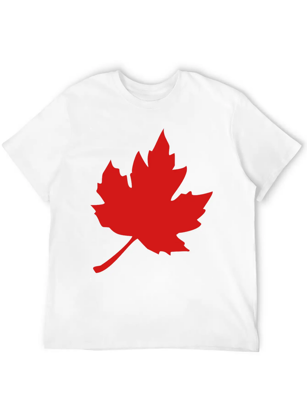 Maple Leaf Essential Cotton Tee For Daily Outfits – Unisex Style