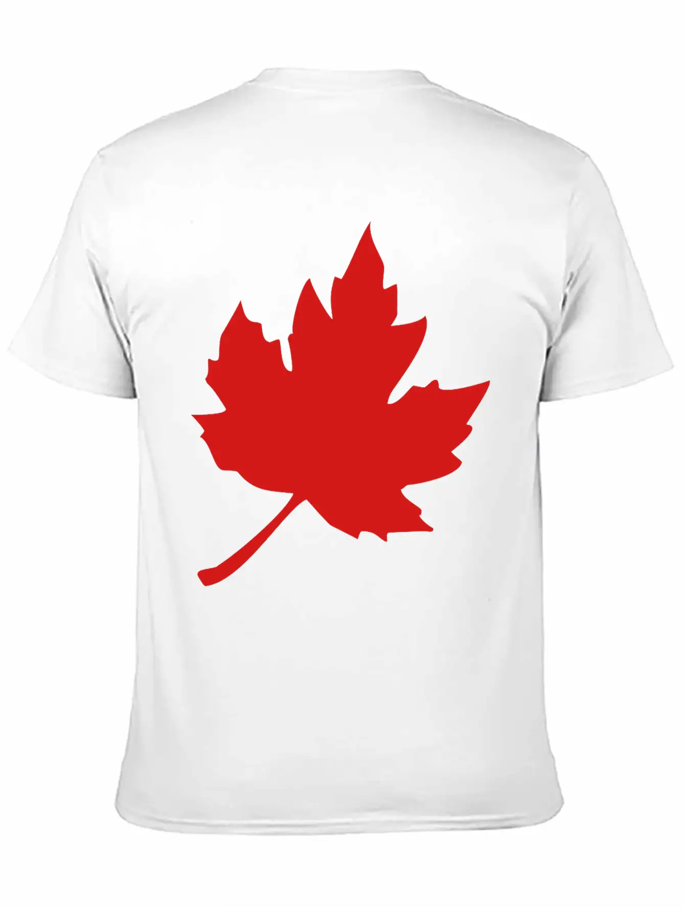 Maple Leaf Essential Cotton Tee For Daily Outfits – Unisex Style