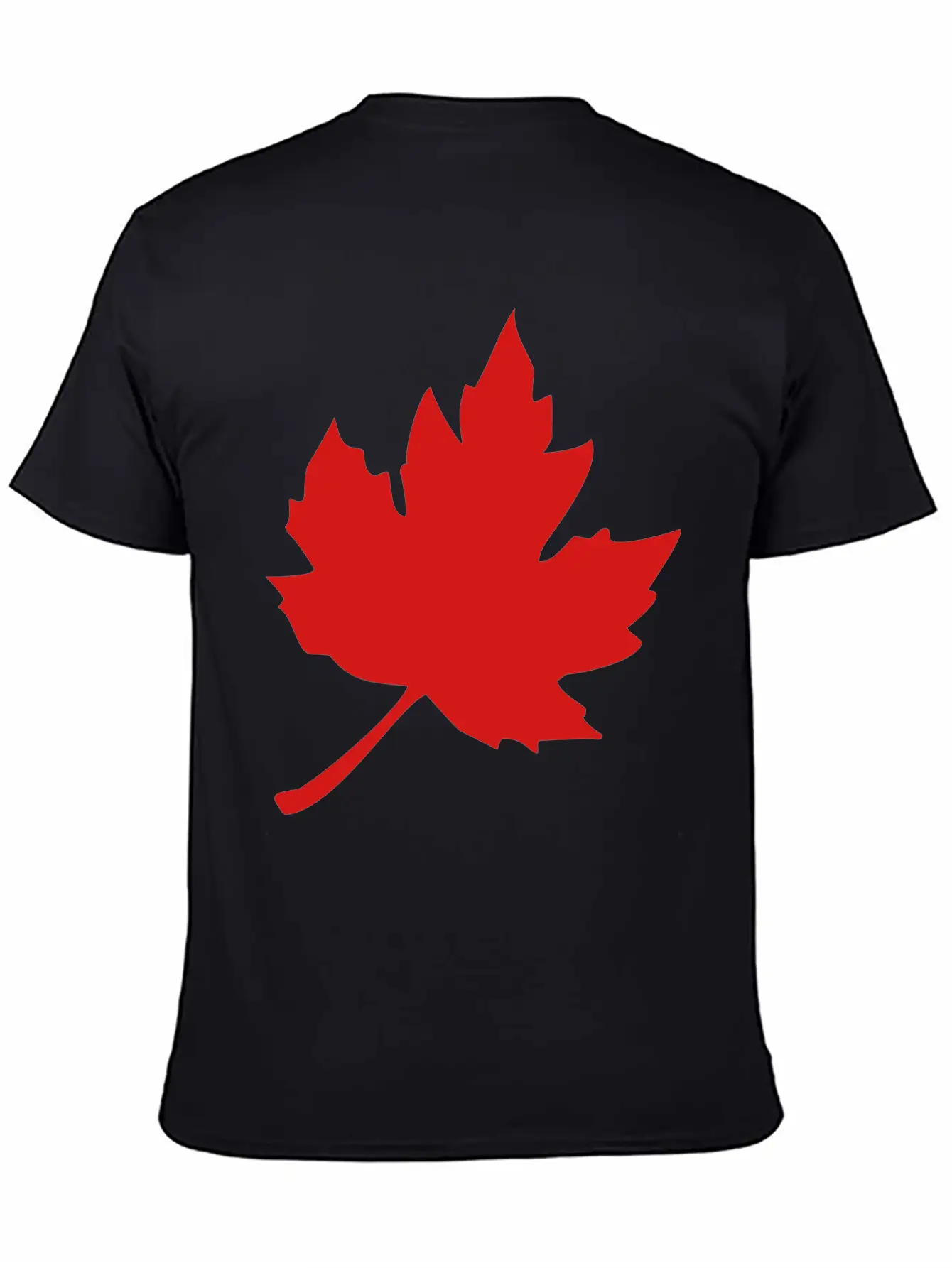 Maple Leaf Essential Cotton Tee For Daily Outfits – Unisex Style