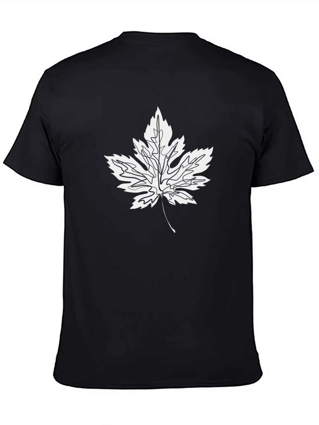 Maple Leaf Unisex Casual T-Shirt – Clean Design For Daily Comfort