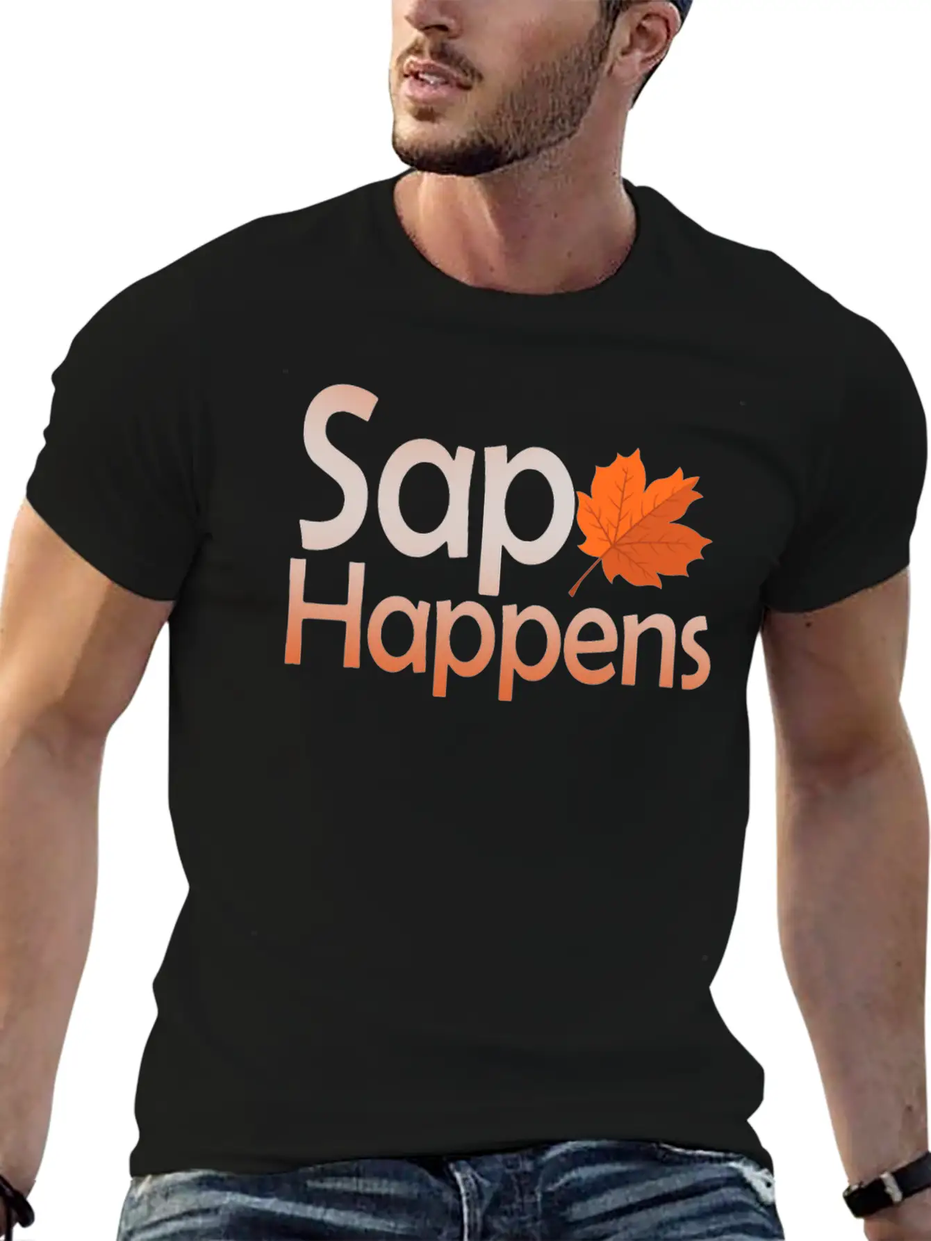 Maple Syrup Tree Tapping Funny Autumn Pancake Unisex Casual T-Shirt – Clean Design For Daily Comfort