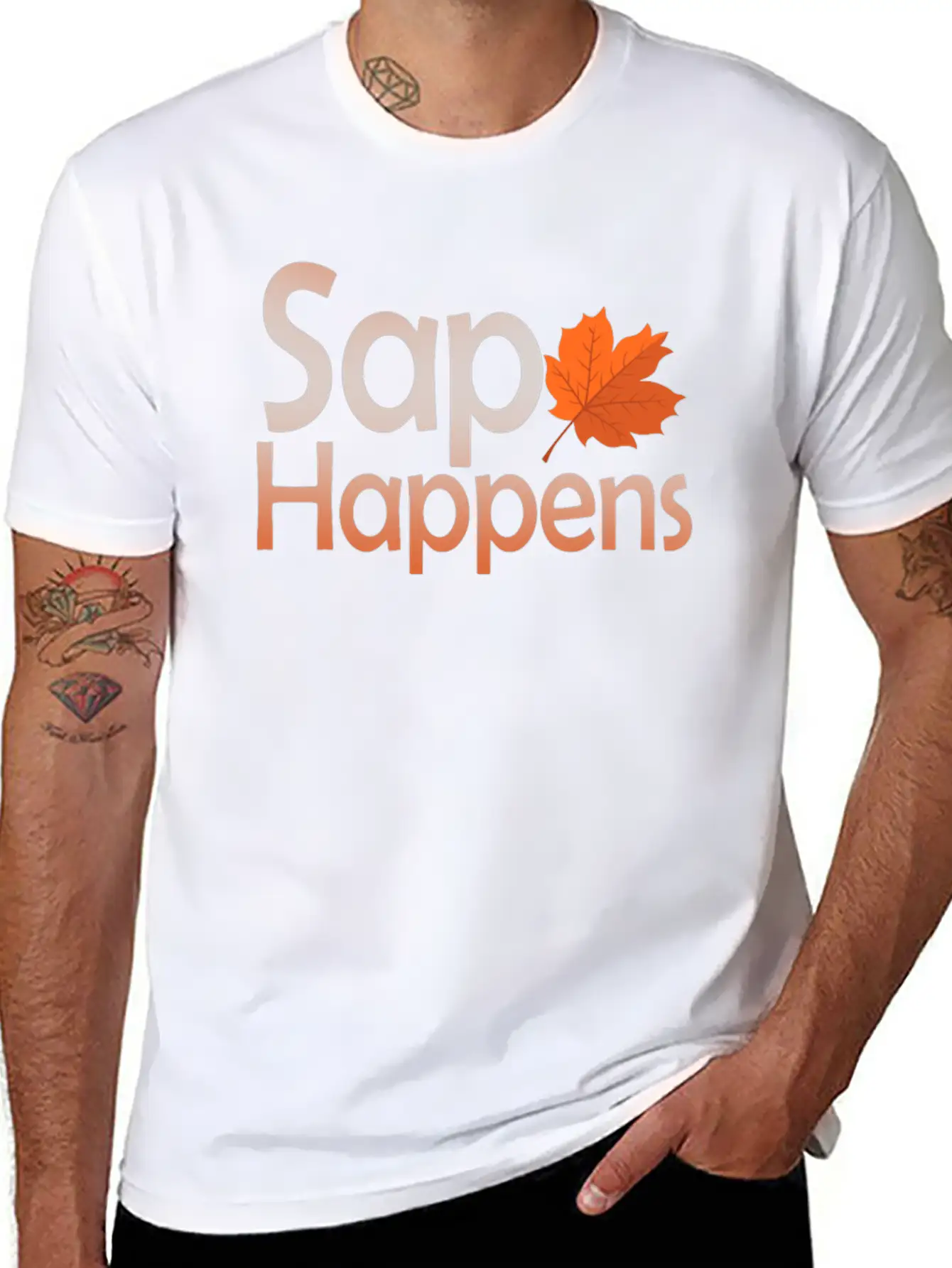 Maple Syrup Tree Tapping Funny Autumn Pancake Unisex Casual T-Shirt – Clean Design For Daily Comfort