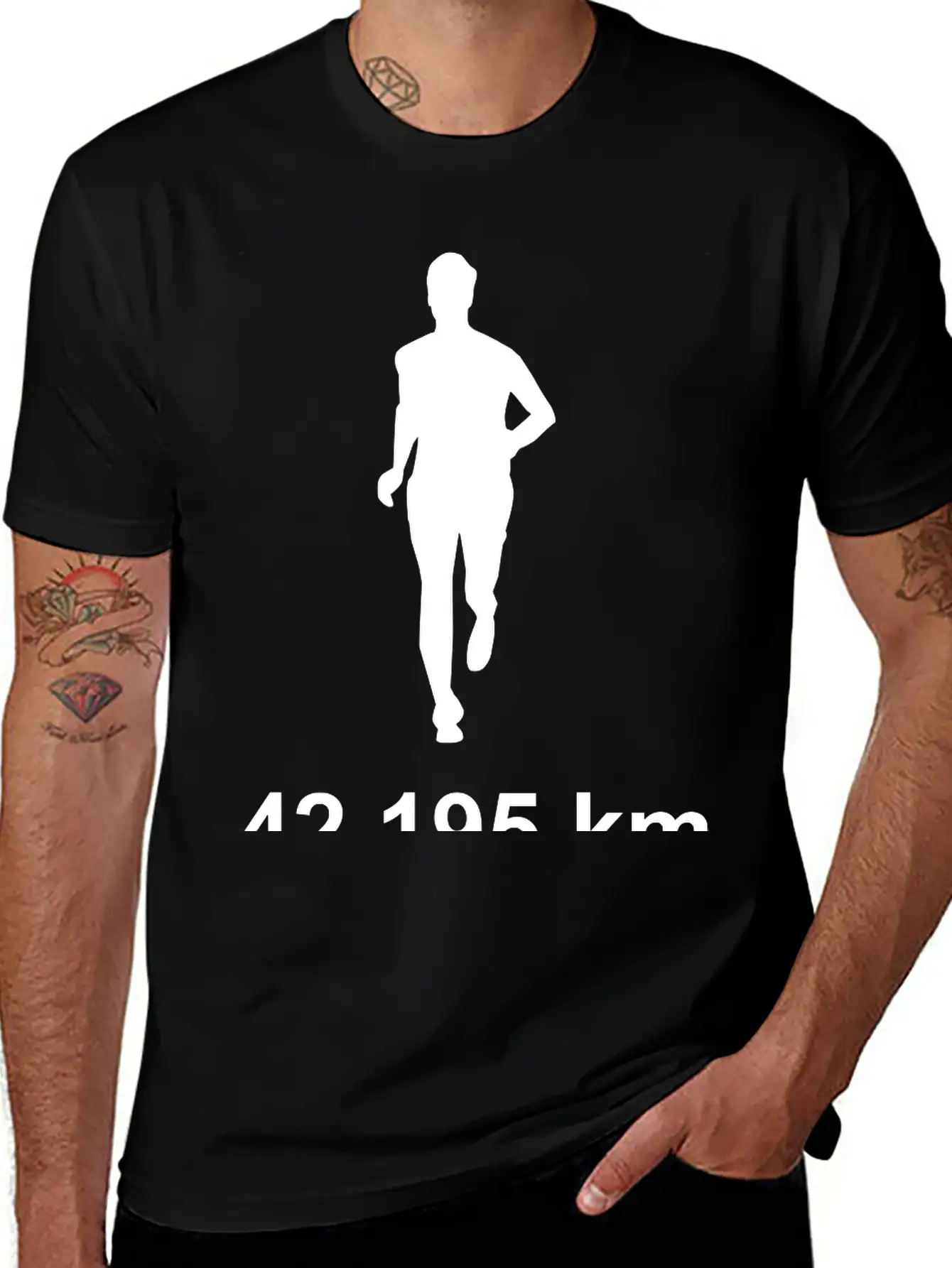 Marathon Run 42,295 Breathable Soft Cotton T-Shirt – Timeless Casual Look