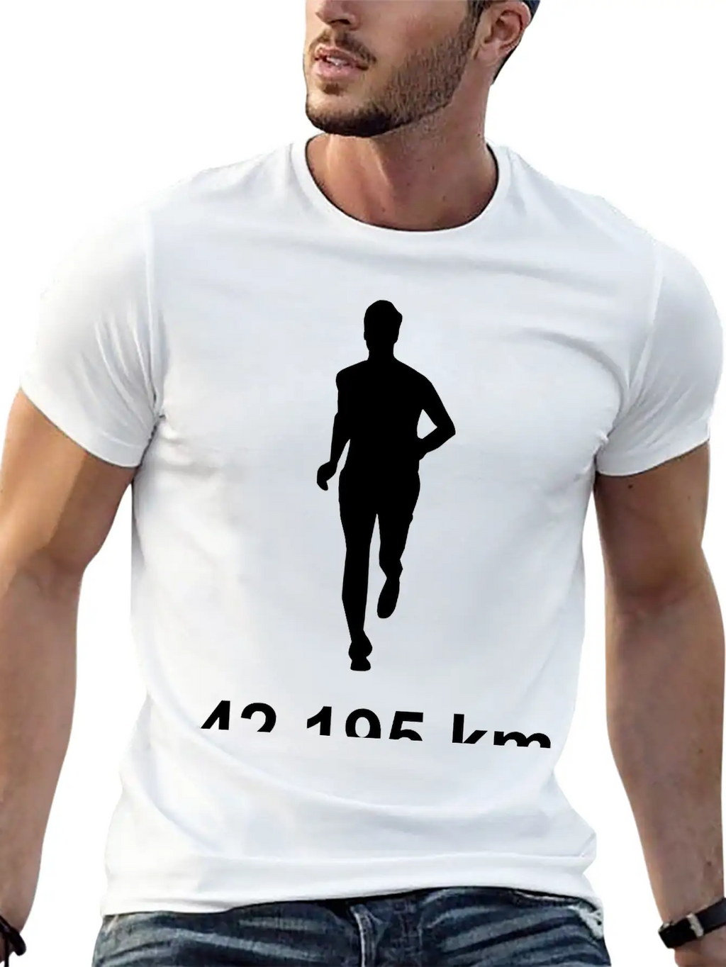 Marathon Run 42,295 Breathable Soft Cotton T-Shirt – Timeless Casual Look