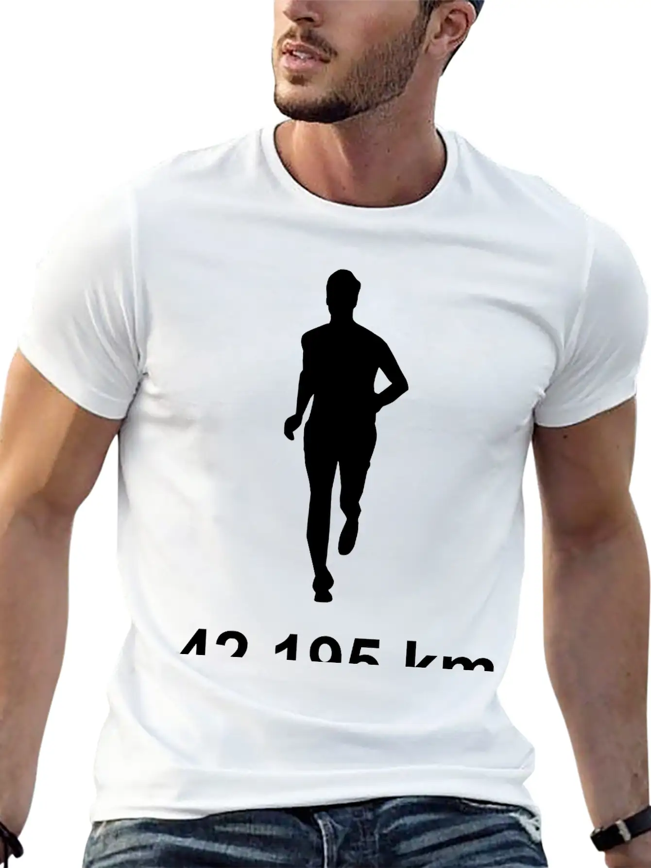 Marathon Run 42,295 Breathable Soft Cotton T-Shirt – Timeless Casual Look