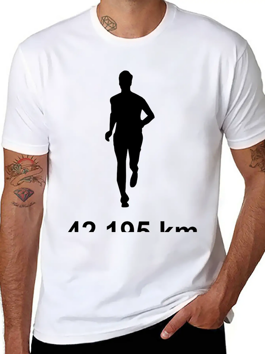 Marathon Run 42,295 Breathable Soft Cotton T-Shirt – Timeless Casual Look
