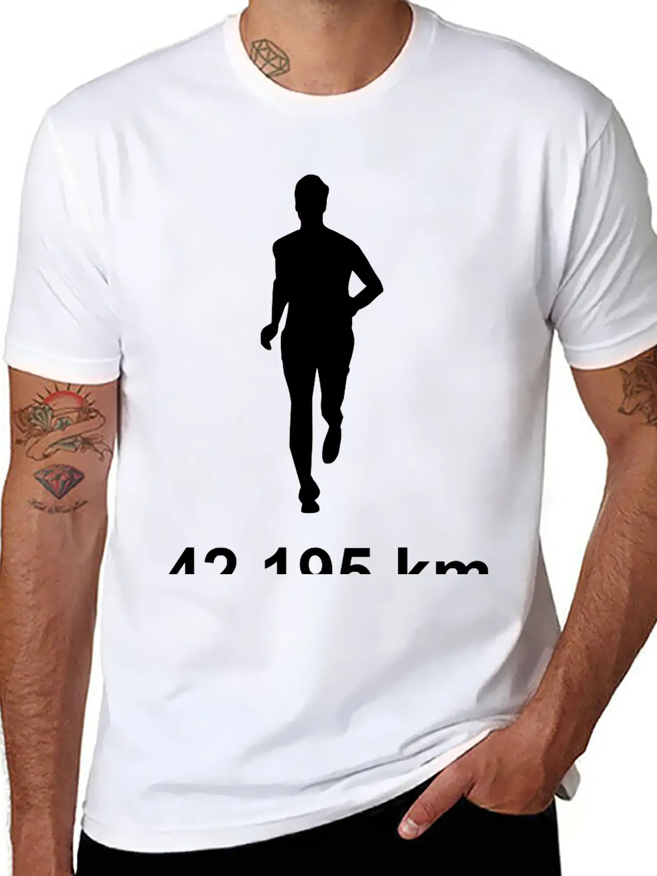 Marathon Run 42,295 Breathable Soft Cotton T-Shirt – Timeless Casual Look