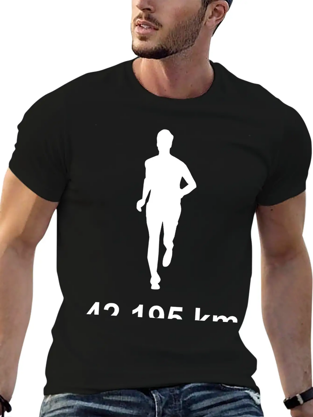 Marathon Run 42,295 Breathable Soft Cotton T-Shirt – Timeless Casual Look