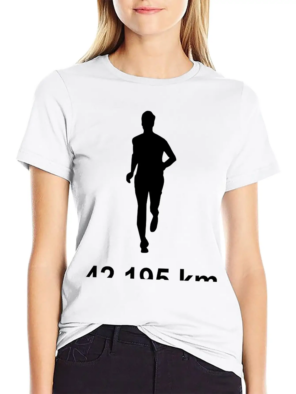 Marathon Run 42,295 Casual Graphic T-Shirt – Simple And Comfortable Daily Wear