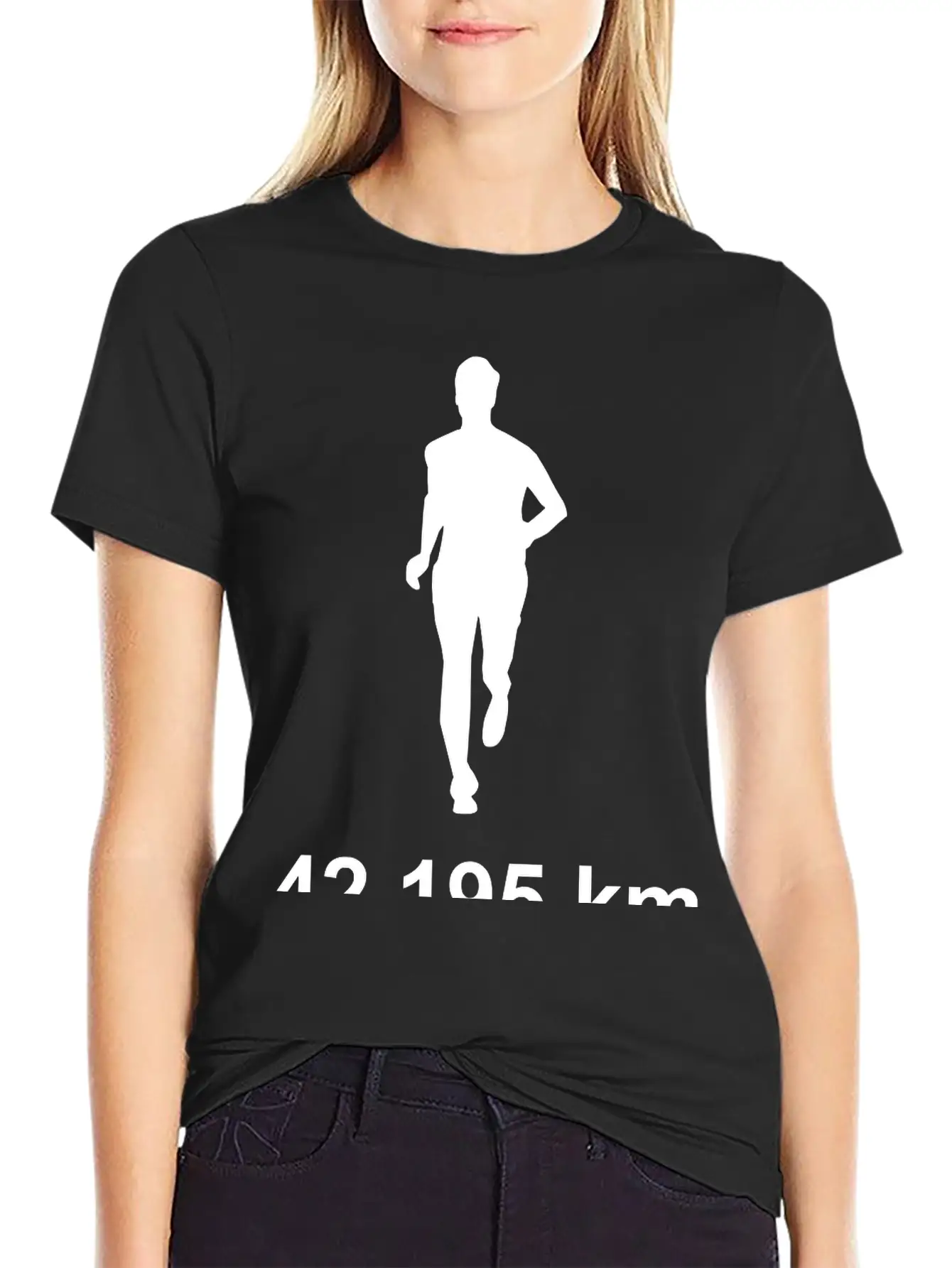 Marathon Run 42,295 Casual Graphic T-Shirt – Simple And Comfortable Daily Wear
