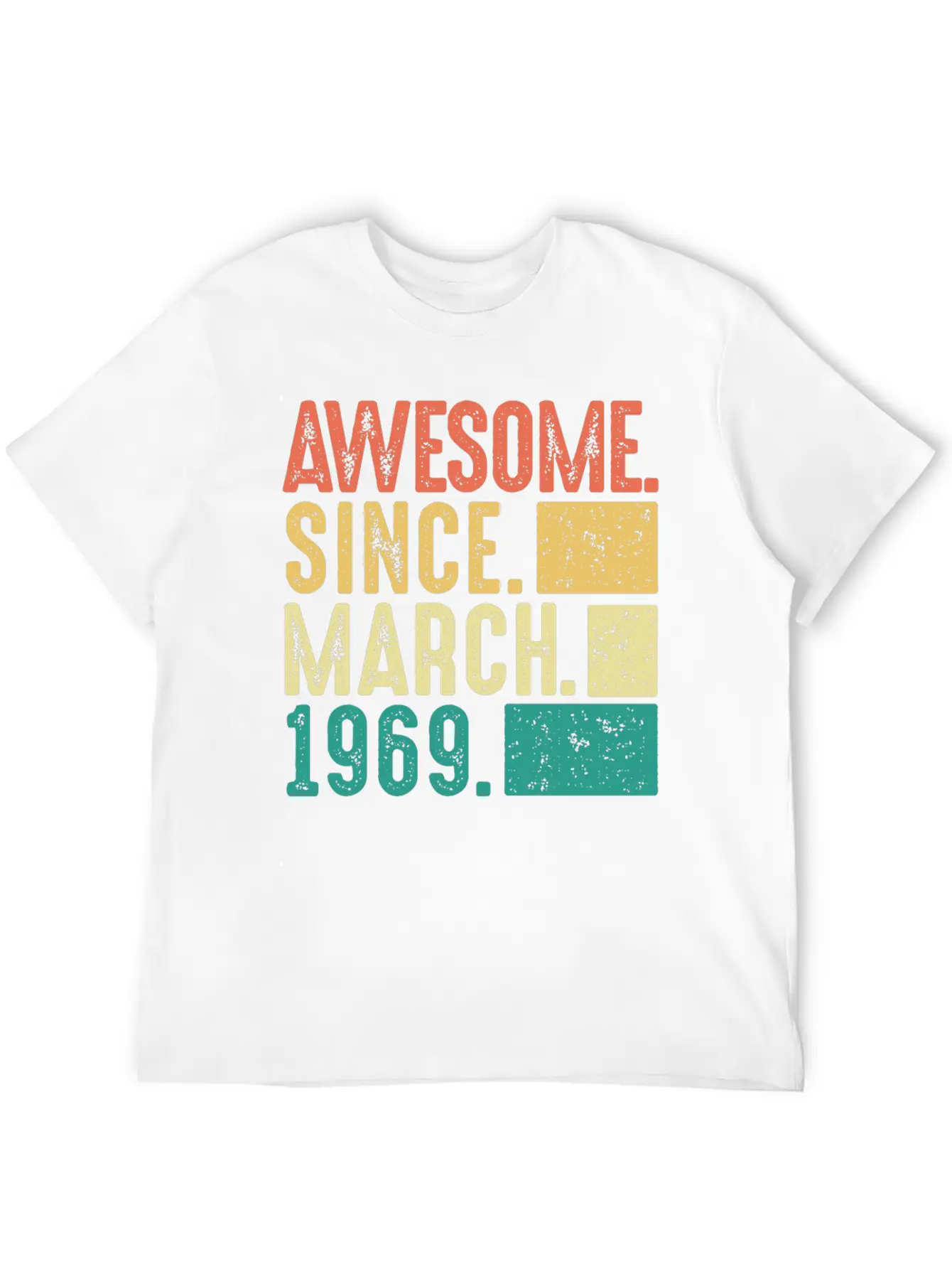 March 1969 Birthday Gift Men Woman 53th 54th Essential Cotton Tee For Daily Outfits – Unisex Style