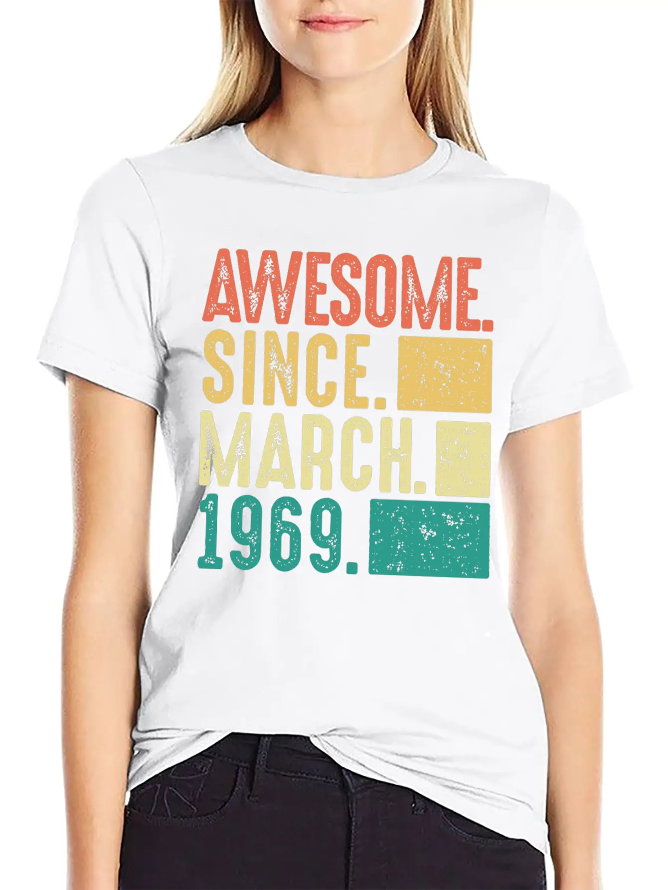March 1969 Birthday Gift Men Woman 53th 54th Essential Cotton Tee For Daily Outfits – Unisex Style
