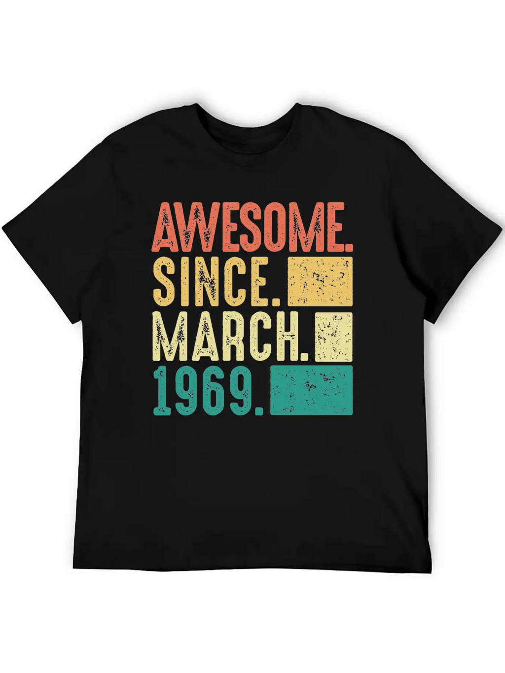 March 1969 Birthday Gift Men Woman 53th 54th Essential Cotton Tee For Daily Outfits – Unisex Style