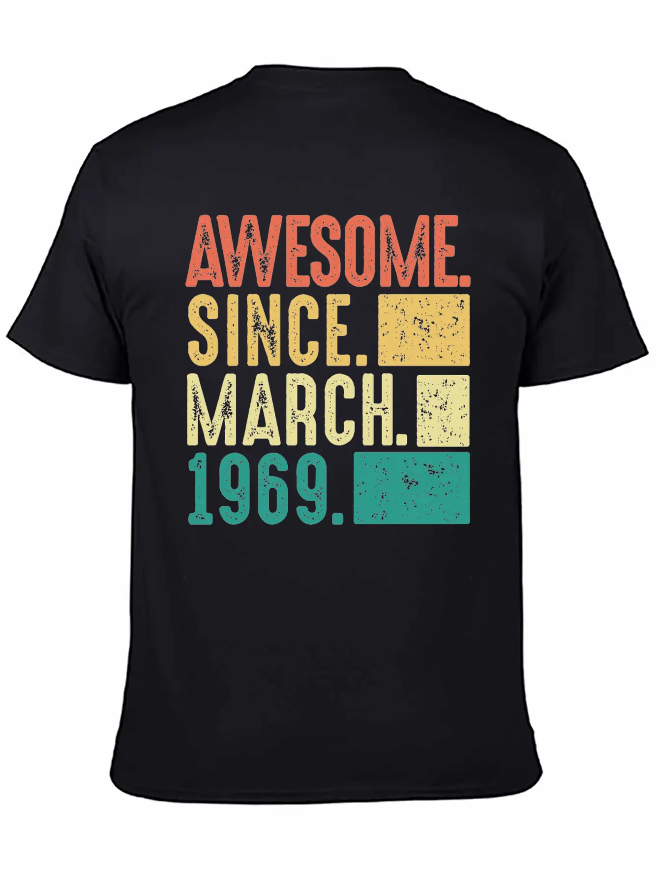 March 1969 Birthday Gift Men Woman 53th 54th Essential Cotton Tee For Daily Outfits – Unisex Style