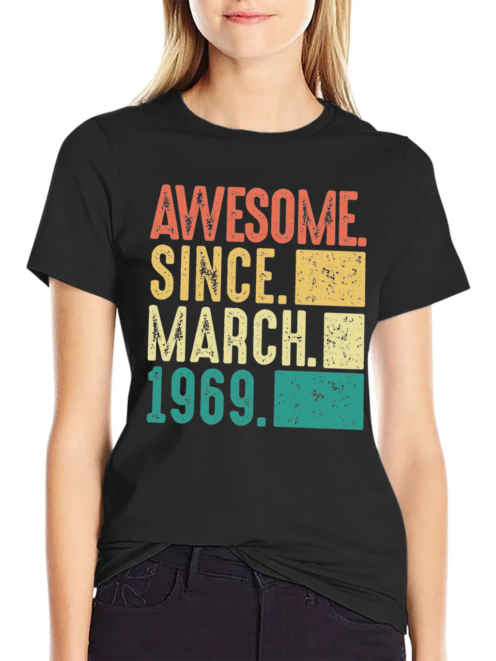 March 1969 Birthday Gift Men Woman 53th 54th Essential Cotton Tee For Daily Outfits – Unisex Style