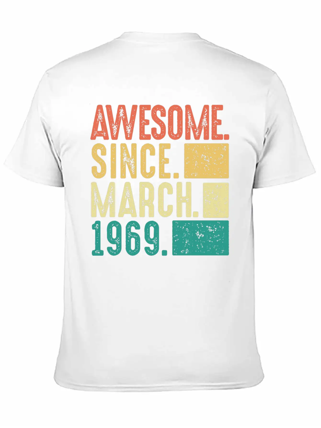 March 1969 Birthday Gift Men Woman 53th 54th Essential Cotton Tee For Daily Outfits – Unisex Style